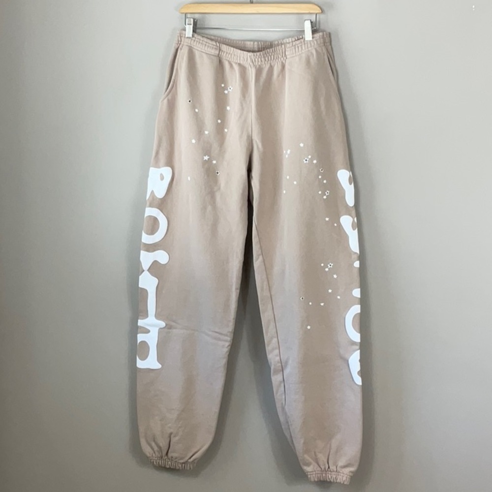 Sp5der Beluga Sweatpants Light Brown
